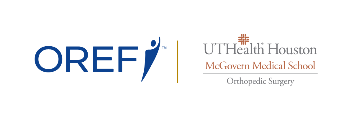 OREF and UT Health Houston McGovern Medical School Orthopedic Surgery logos